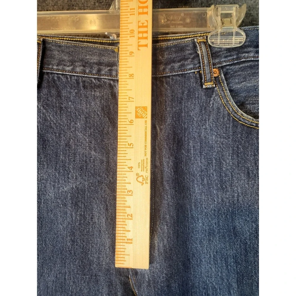 Levi's 501 Jeans Mens W40 L30 Blue Denim Straight Leg‎ Button Fly School Work